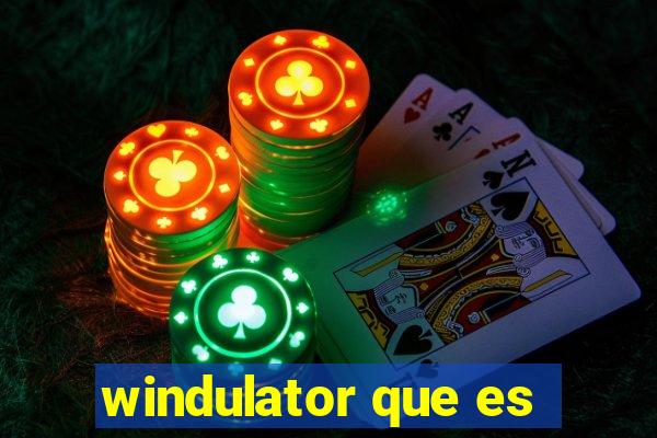 windulator que es